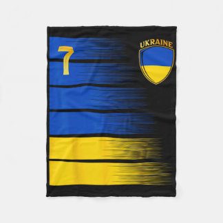 Couverture Polaire Drapeau de l'Ukraine Amoureux de la fierté ukraini