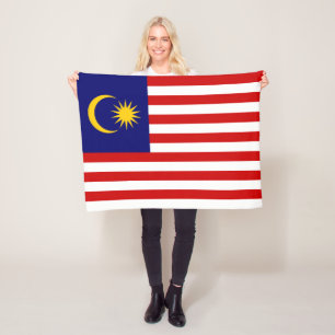 Couverture Polaire Drapeau de Malaisie