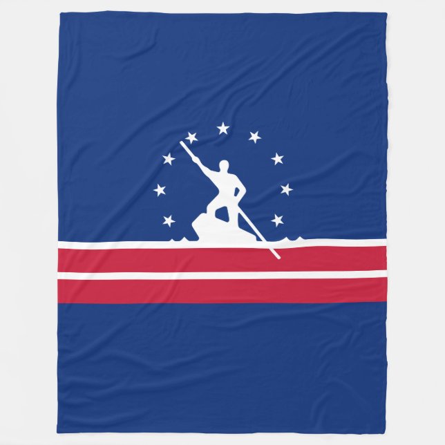 Couverture Polaire Drapeau de Richmond, Virginia Fleece Blanket (Devant)