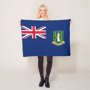 Couverture Polaire Drapeau des îles Vierges britanniques