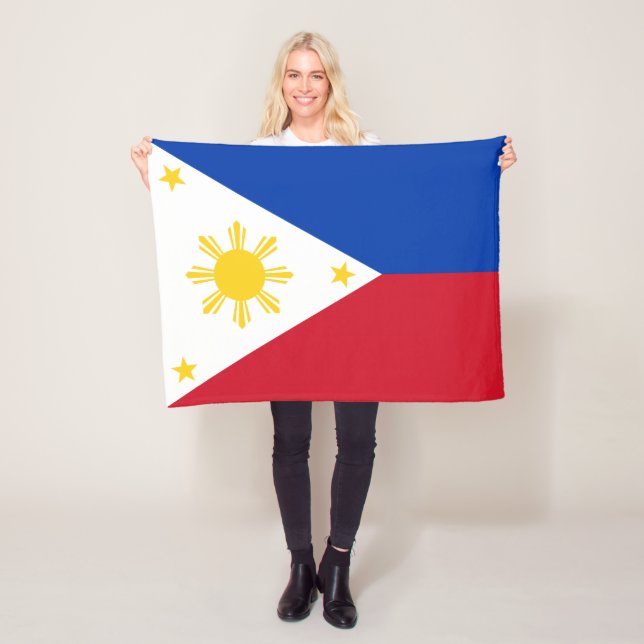 Couverture Polaire Drapeau des Philippines (En situation)