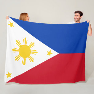 Couverture Polaire Drapeau des Philippines