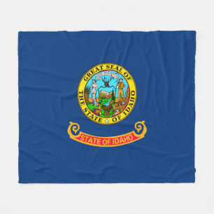Couverture Polaire Drapeau d'État Idaho