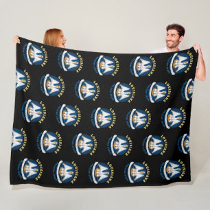 COUVERTURE POLAIRE DRAPEAU D'ÉTAT LOUISIANA PELICAN