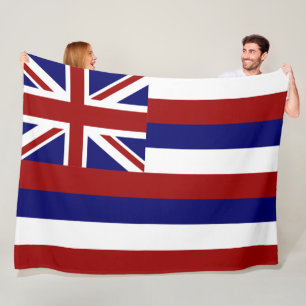 Couverture Polaire Drapeau d'Hawaï
