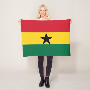 Couverture Polaire Drapeau du Ghana