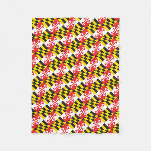 Couverture Polaire Drapeau du Maryland