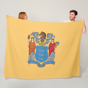 Couverture Polaire Drapeau du New Jersey