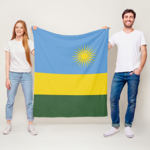 Couverture Polaire Drapeau du Rwanda