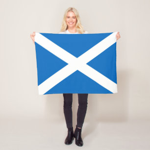 Couverture Polaire Drapeau écossais Saltire