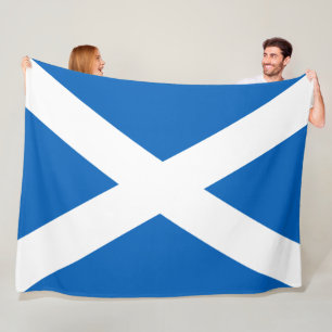 Couverture Polaire Drapeau écossais (Saltire) (Drapeau écossais)
