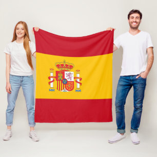 Couverture Polaire Drapeau espagnol