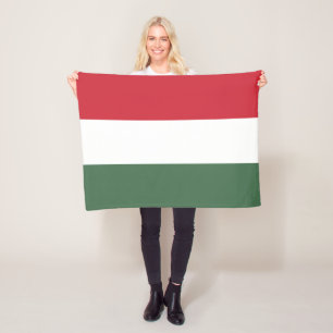 Couverture Polaire Drapeau Hongrie