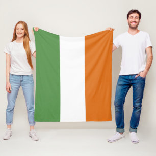 Couverture Polaire Drapeau irlandais