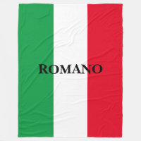 Drapeau italien de l'Italie coutume grande polaire
