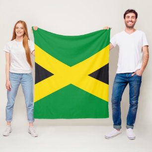 Couverture Polaire Drapeau jamaïcain