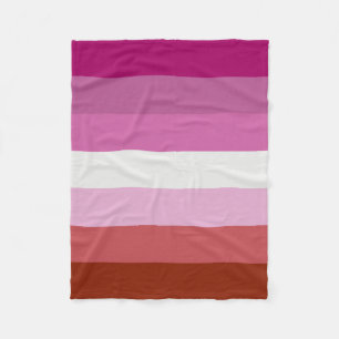 Couverture Polaire Drapeau lesbien