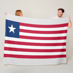 Couverture Polaire Drapeau libérien (Libéria)