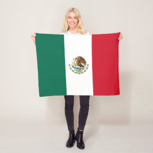 Couverture Polaire Drapeau mexicain