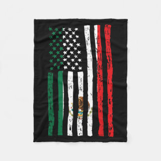Couverture Polaire Drapeau Mexique Couleur Fierté Mexicaine Américain