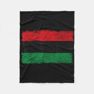 Couverture Polaire Drapeau panafricain bannière de libération noire n