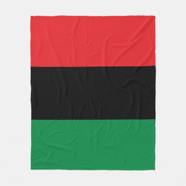 Couverture Polaire Drapeau panafricain de l'UNIA (Devant)