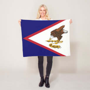 Couverture Polaire Drapeau patriotique des Samoa américaines