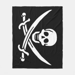 Couverture Polaire Drapeau pirate