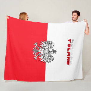 Couverture Polaire Drapeau polonais