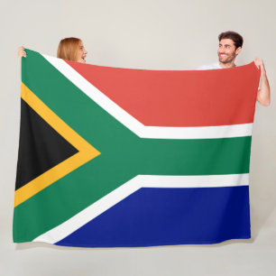 Couverture Polaire Drapeau sud-africain