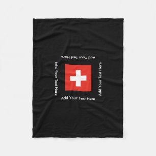 Couverture Polaire Drapeau suisse
