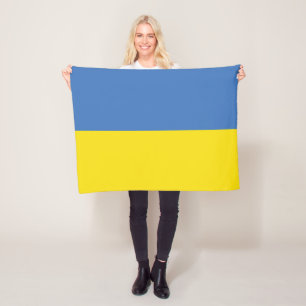 Couverture Polaire Drapeau ukrainien Slava Ukraini С л а в а р У к  d