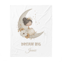 Dream Big Fairy Moon Child - Nom personnalisé