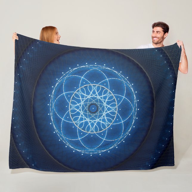 Couverture Polaire Dreamcatcher (En situation)