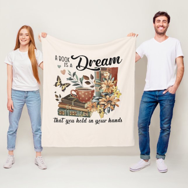 Couverture Polaire Dreamscape Bliss (En situation)