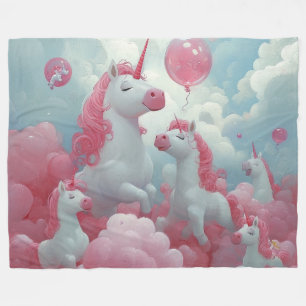 Couverture Polaire Dreamscape Unicorn enchantée