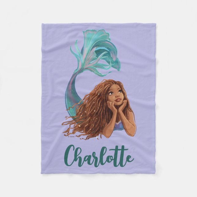 Couverture Polaire Dreamy Mermaid Ariel Art (Devant)