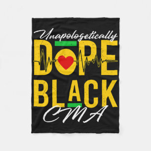 Couverture Polaire Drogue sans remords Black Cma Nurse Médicale Afri