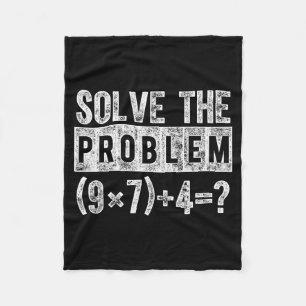 Couverture Polaire Drôle 67 Mème Pemdas Prof de Maths Élémentaire Cer