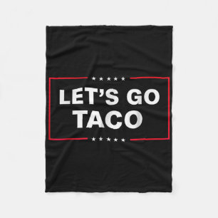 Couverture Polaire Drôle Allons Taco _1