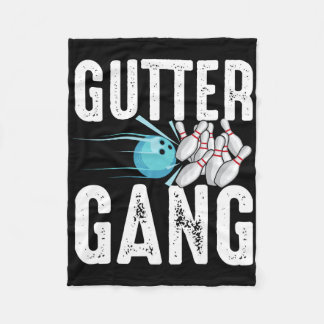Couverture Polaire Drôle cadeau Bowling Hommes Cool Gutter Gang