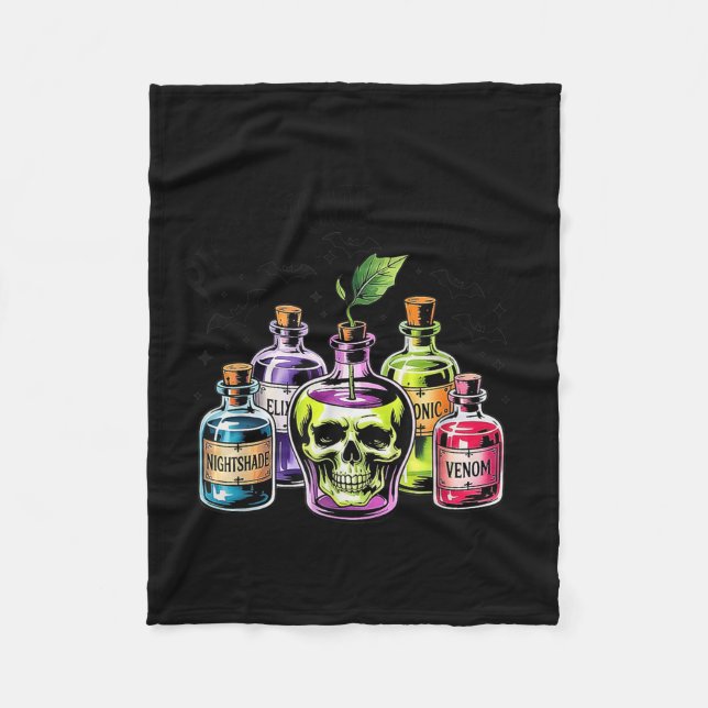 Couverture Polaire Drôle Choisissez votre poison Apple Halloween Prin (Devant)