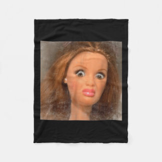 Couverture Polaire Drôle dégoûtant doll face mème