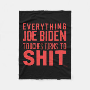 Couverture Polaire Drôle Donald Trump 2024 Tout Joe Biden Touch