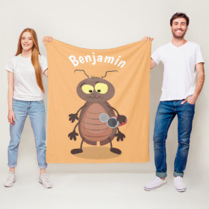 Couverture Polaire Drôle drôle de personnage de dessin animé de cafar