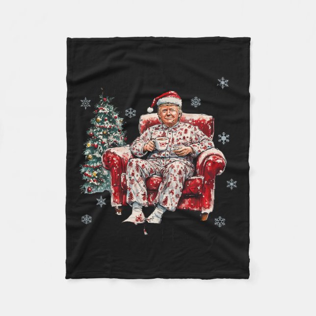 Couverture Polaire Drôle, je serai à la maison pour Noël Humoristique (Devant)