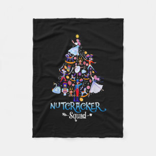 Couverture Polaire Drôle Noël Nutcracker Squad Ballet Danse Enfants