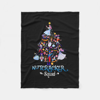 Couverture Polaire Drôle Noël Nutcracker Squad Ballet Danse Enfants