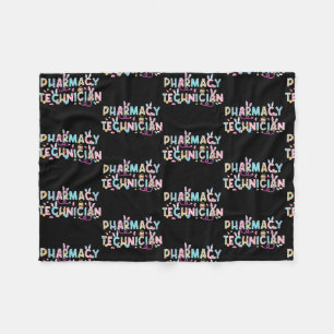 Couverture Polaire Drôle Technicien en pharmacie Bunny Pharmacien Hap