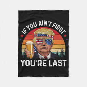 Couverture Polaire Drôle Vintage 4 juillet Donald Trump Qui Me Boit